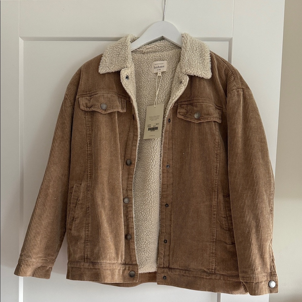 Bohme Brown Corduroy Teddy Jacket